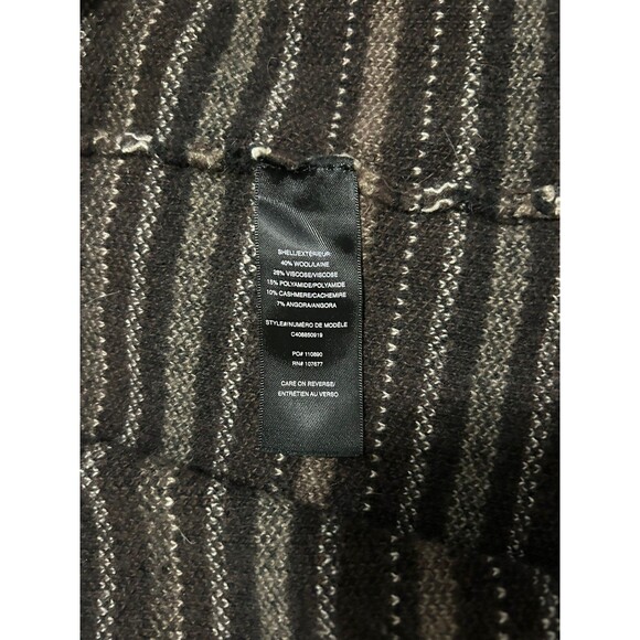 Alice + Olivia Sweater Womens XS Brown Wool Blend Crochet Knit Cardigan Aztec - Picture 6 of 6